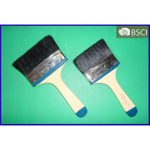 102 Black Bristle Paint Brush with Wooden Handle